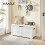 Safety Hinged Storage Bench with High Load Capacity 2
