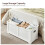 Safety Hinged Storage Bench with High Load Capacity 3