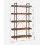 Industrial 5-Tier Bookshelf: Stable, Spacious, Easy Assembly 3