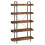 Industrial 5-Tier Bookshelf: Stable, Spacious, Easy Assembly 1