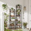 Rustic 4-Tier Ladder Shelf for Books & Decor, Easy Assembly 3