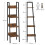 Rustic 4-Tier Ladder Shelf for Books & Decor, Easy Assembly 5