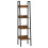 Rustic 4-Tier Ladder Shelf for Books & Decor, Easy Assembly 1