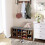 Comfortable Shoe Bench with Cushion and Storage Compartments 2