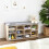 Comfortable Shoe Bench with Cushion and Storage 2