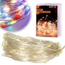 LED-Dekodrahtleuchten 5m 50LED mehrfarbig
