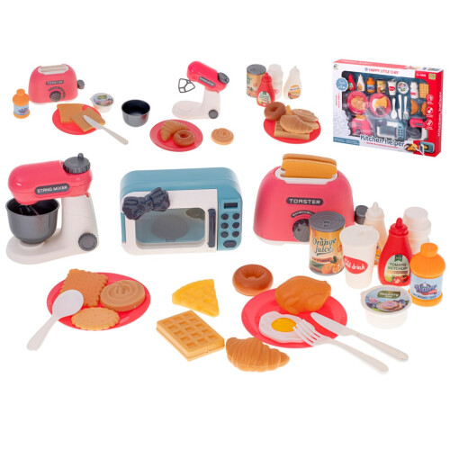 Mikrowellen-Toaster, Mixer, Gemüse + Zubehör