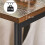 Rustic Brown Industrial Side Tables, Set of 2 6