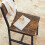 Rustic Brown & Black Ergonomic Dining Chairs Set 6