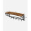 3-in-1 Wall Coat Rack with Shelf, Hooks & Hanging Rail 7