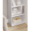 Scandinavian White 6-Tier Adjustable Bookcase 6
