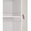 Scandinavian White 6-Tier Adjustable Bookcase 7