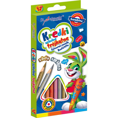 Majewski schoolkrijtjes, 12 kleuren