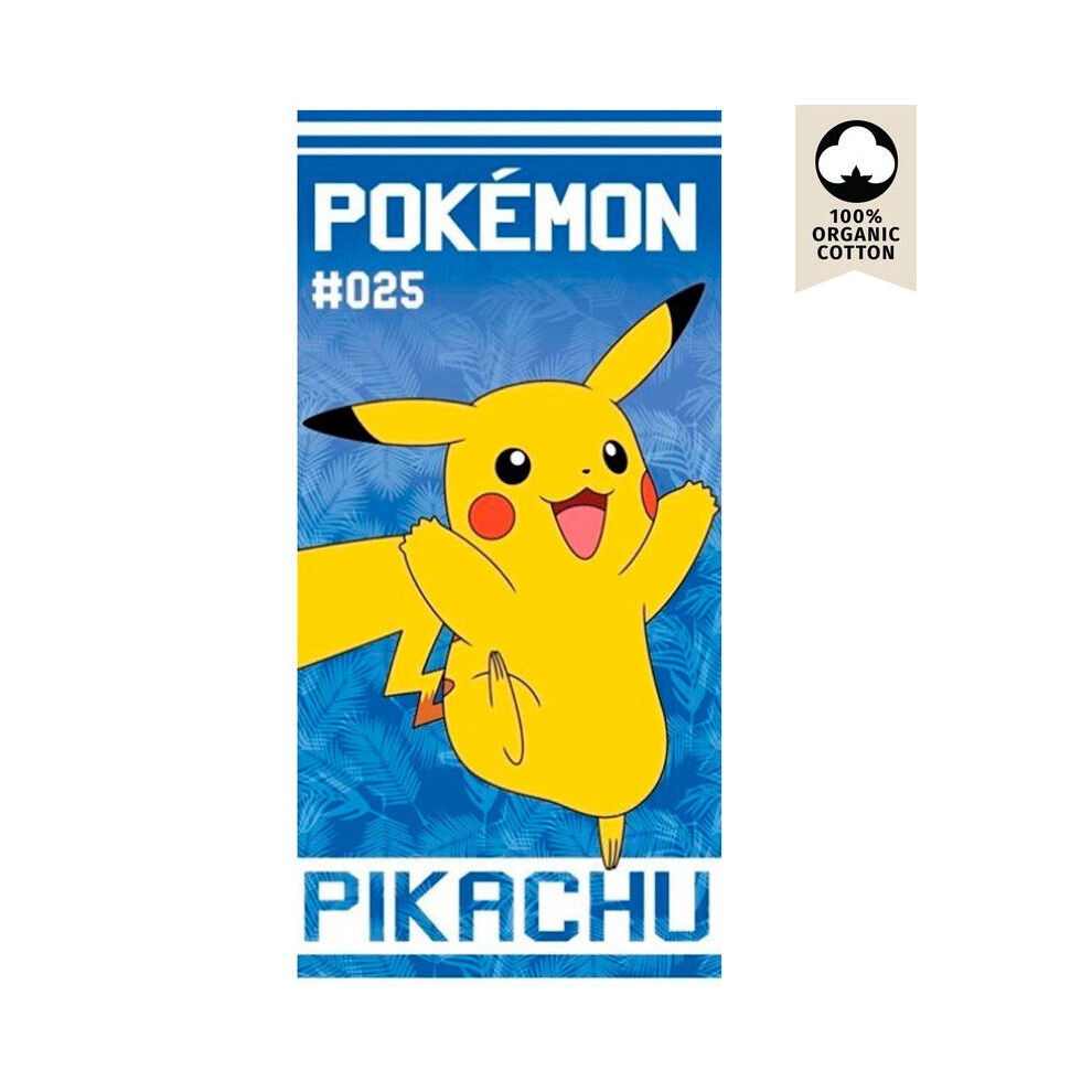 Pokemon Pikachu Beach Towel Cotton