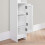 Compact White Bathroom Cabinet with Adjustable Shelves 7