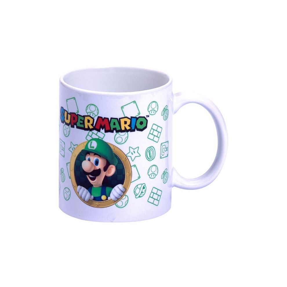 Nintendo Super Mario Bros Luigi Mug + Money Box Set