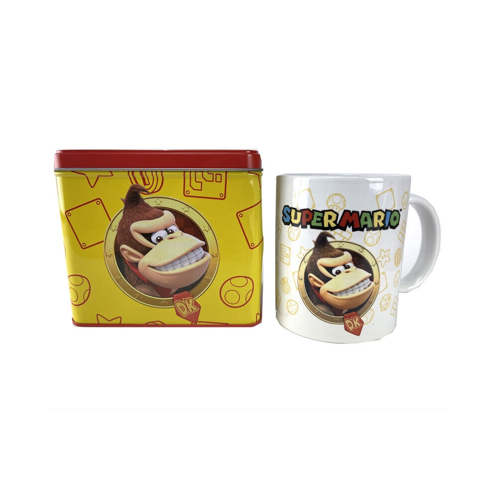 Nintendo Super Mario Bros Donkey Kong Mug + Money Box Set