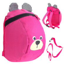 Kindergartenrucksack Teddybär rosa