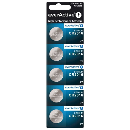 Batterie everActive litowa CR2016 Blister 5szt.