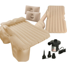 Automatratze aufblasbar + Pumpe beige