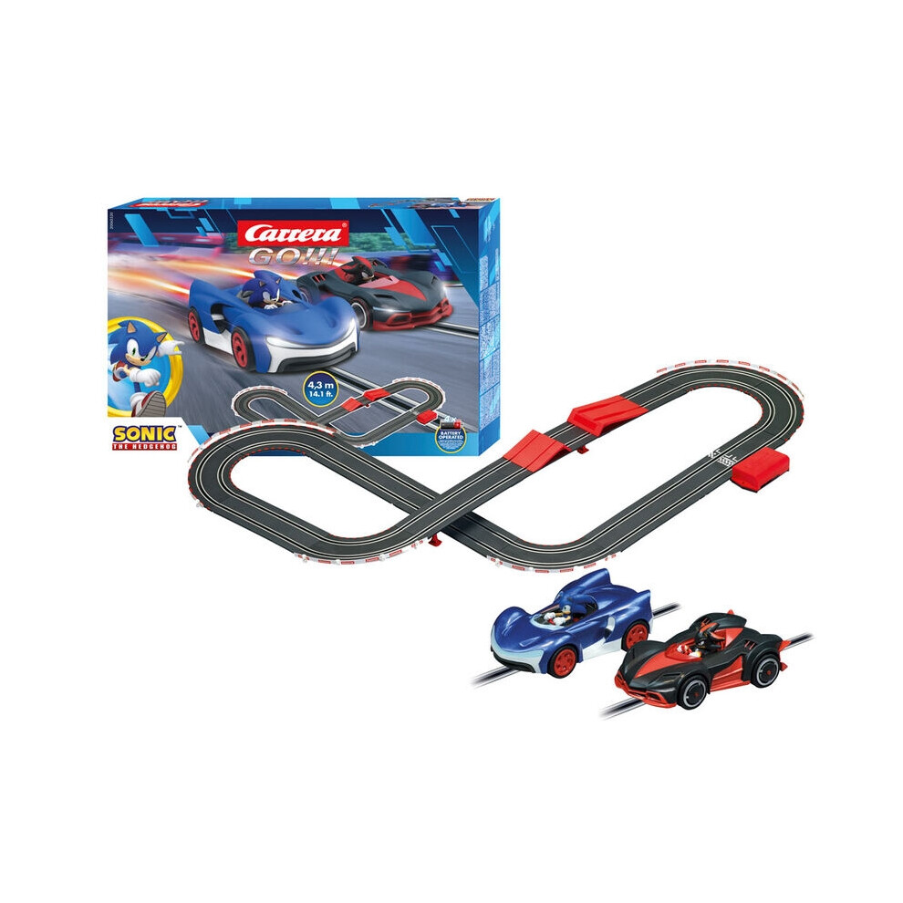 New Carrera Go!!! Sonic The Hedgehog Sonic + Shadow Racing Circuit