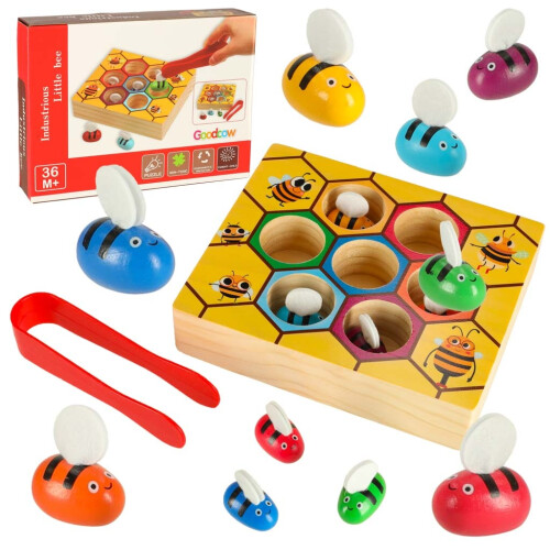 Montessori-Bienenwaben-Lernspiel