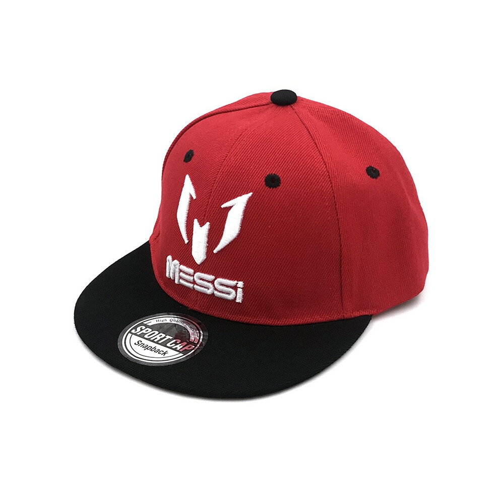 (Messi ) 2024 New Children's Hat Messi Hip Hop Snapback Hat Kids Baseball Cap Red