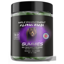 Alpha Man Male Enhancement Gummies, 60 Gummies