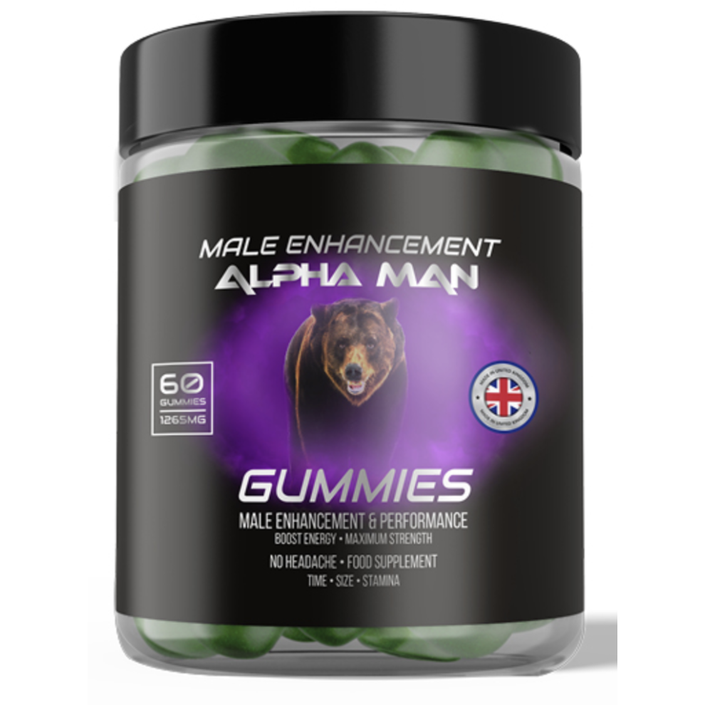 Alpha Man Male Enhancement Gummies, 60 Gummies