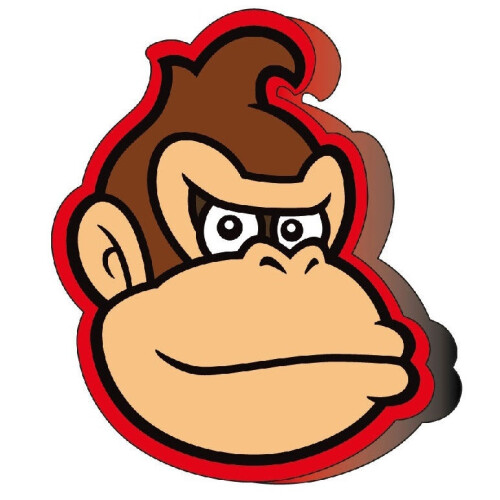 Nintendo Super Mario Bros Donkey Kong 3D cushion