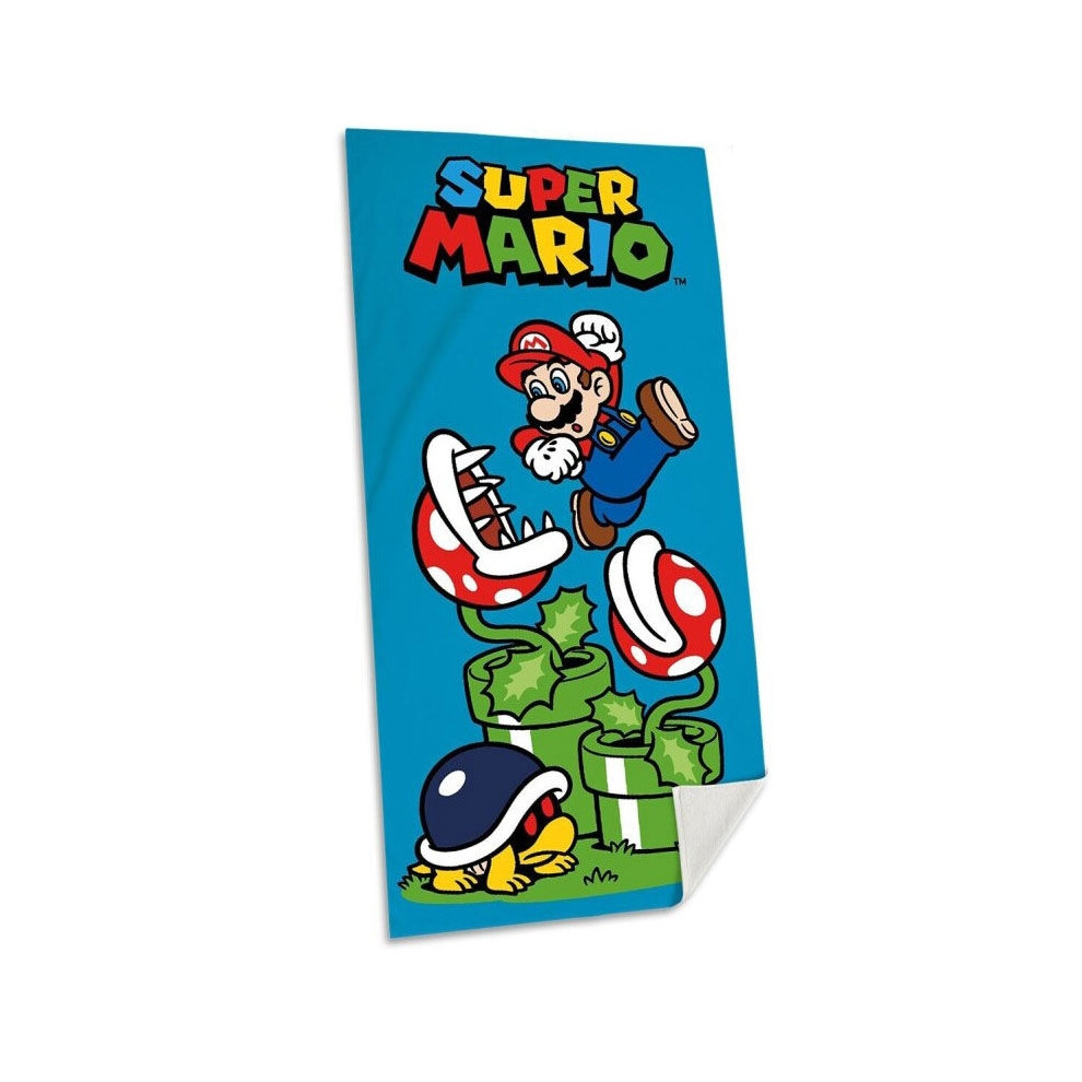 Nintendo Super Mario Bros Cotton Beach Towel