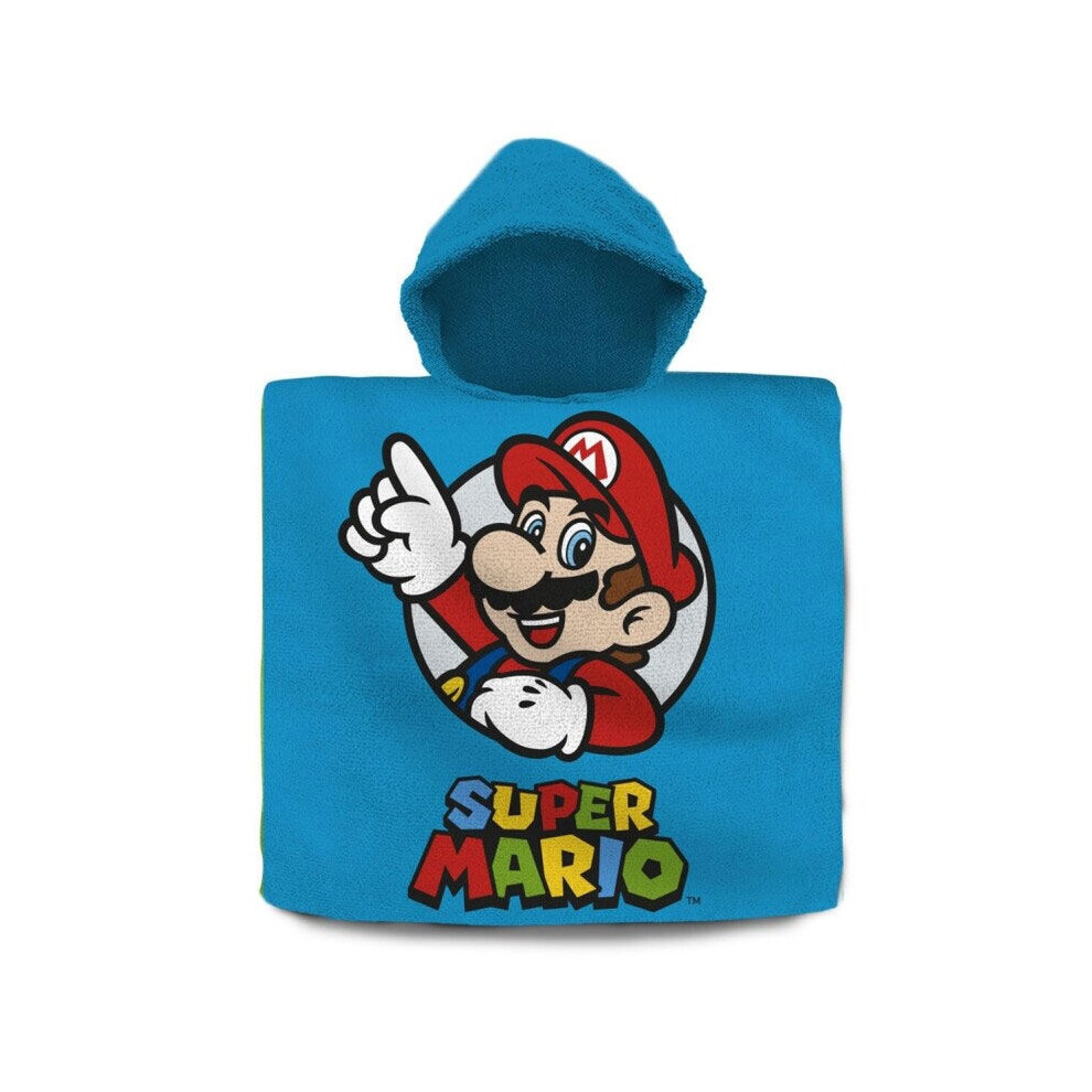 Super Mario Bros cotton poncho towel