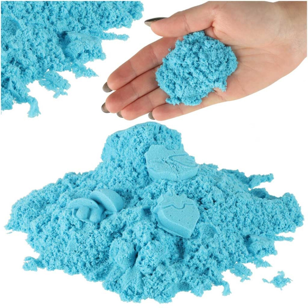 Kinetic sand 1kg in a bag blue