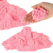 Kinetischer Sand 1 kg im Beutel rosa