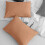 (Rust) Hotel Quality Pillowcases Pair Plain Dyed Microfiber Multi Colour Pillowcases 3