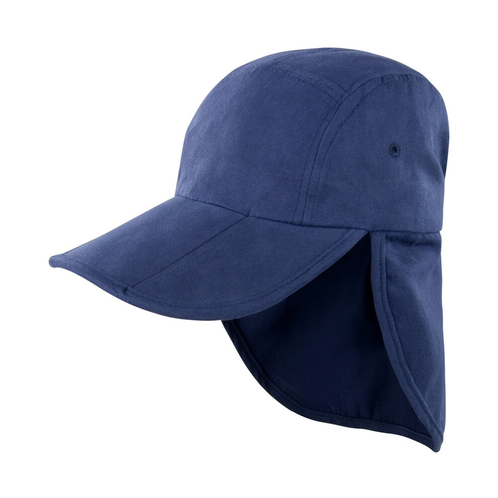 (One Size, Navy) Result Headwear Fold Up Legionnaire Hat