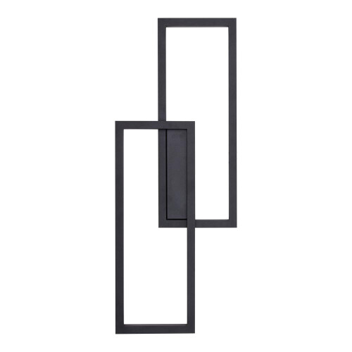 Living And Home Industrial Rectangular LED Wall Light 2
