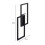Living And Home Industrial Rectangular LED Wall Light 6