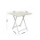Living And Home 70cm Folding Dining Table and 4 Chairs Space Saving Kitchen Table Chairs Set 5