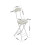 Living And Home 70cm Folding Dining Table and 4 Chairs Space Saving Kitchen Table Chairs Set 6