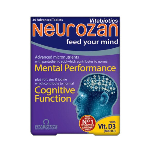 Vitabiotics Vitabiotics Neurozan 30 Tablets - Advanced Brain Function and Cognitive Health Supplement