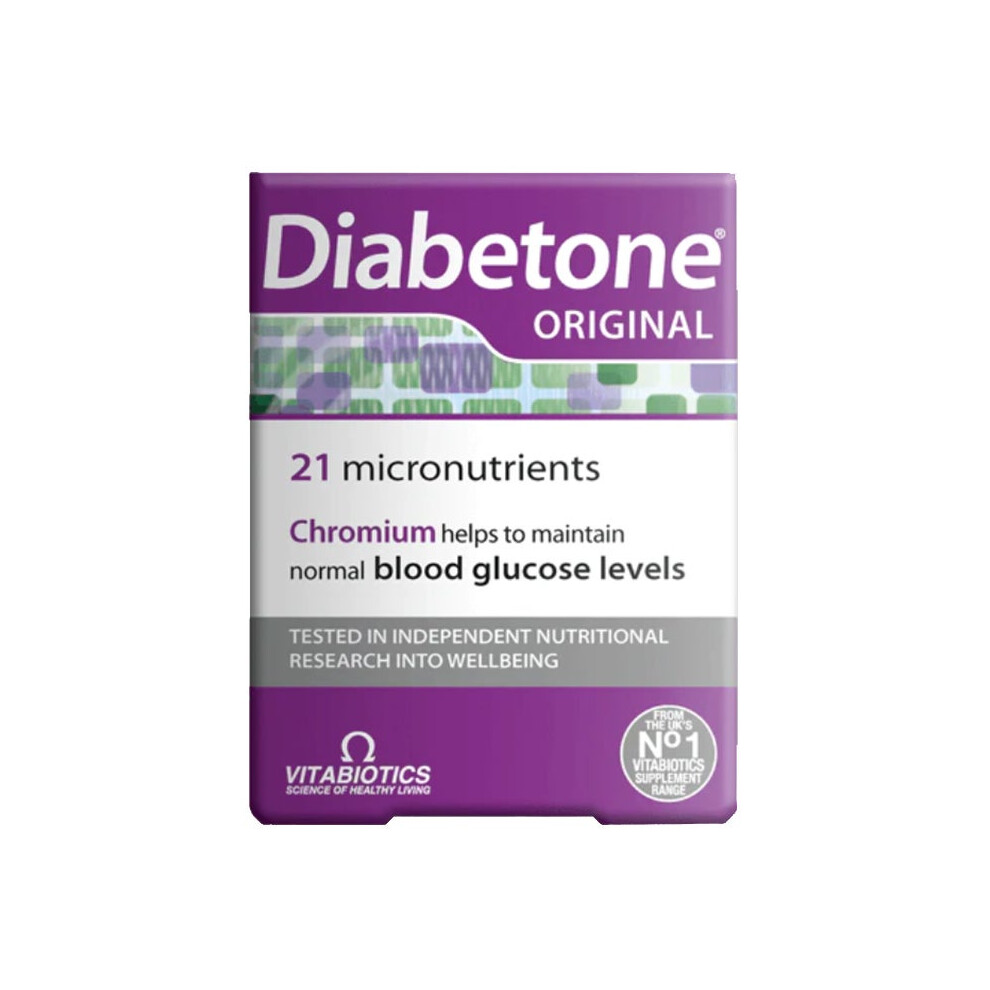 Vitabiotics Diabetone 30 Tablets - Comprehensive Nutritional Support for Diabetes Management