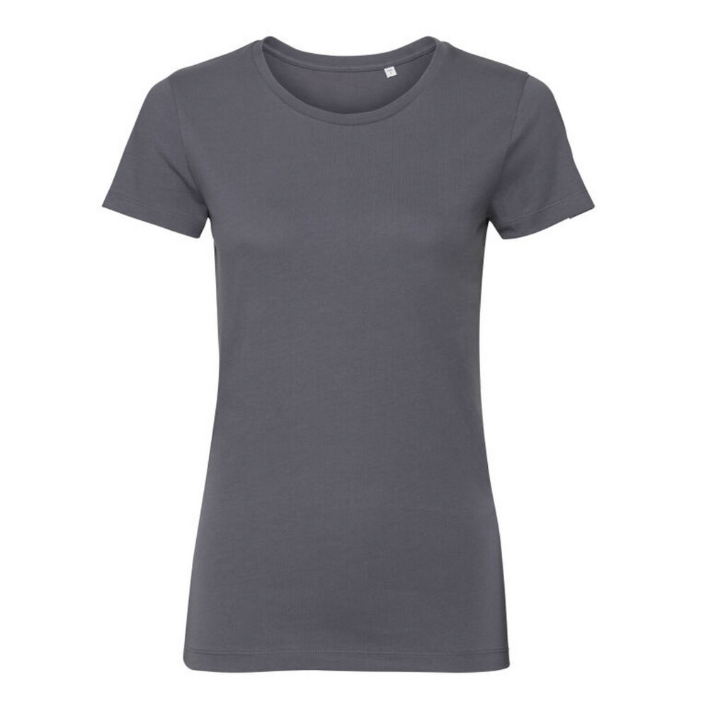 (M, Convoy Grey) Russell Womens/Ladies Organic Short-Sleeved T-Shirt