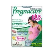 Vitabiotics Pregnacare Plus Omega 3 - 56 Tablets for Pregnancy Care and Omega-3 Support