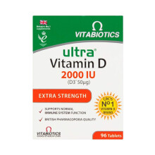 Vitabiotics Ultra Vitamin D3 2000IU 96 Tablets - Essential Bone and Immune Support