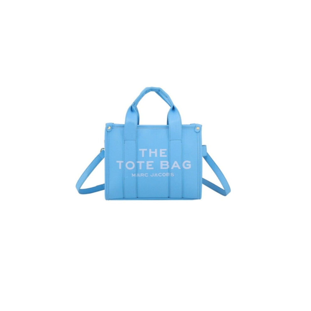 Doyarbim (Blue) Womens Handbags Designer Vintage Laptop Pu Leather Shoulder Tote Bag