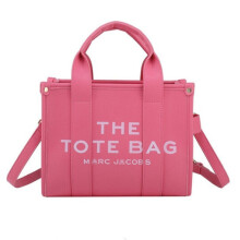 (Rose red) Womens Handbags Designer Vintage Laptop PU Leather Shoulder Tote Bag