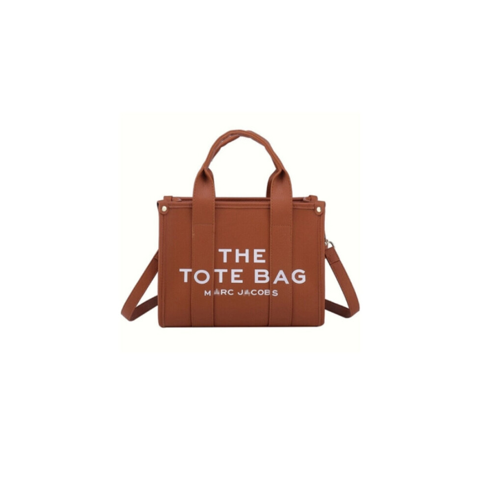 Doyarbim (Brown) Womens Handbags Designer Vintage Laptop Pu Leather Shoulder Tote Bag