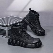 (Black, UK 5=EUR 38?Older Kids?) Kids Outdoor Winter Warm Snow Boots Boys Girls Waterproof Walking Sports Shoes