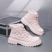 (Pink, UK 6=EUR 39?Older Kids?) Kids Outdoor Winter Warm Snow Boots Boys Girls Waterproof Walking Sports Shoes